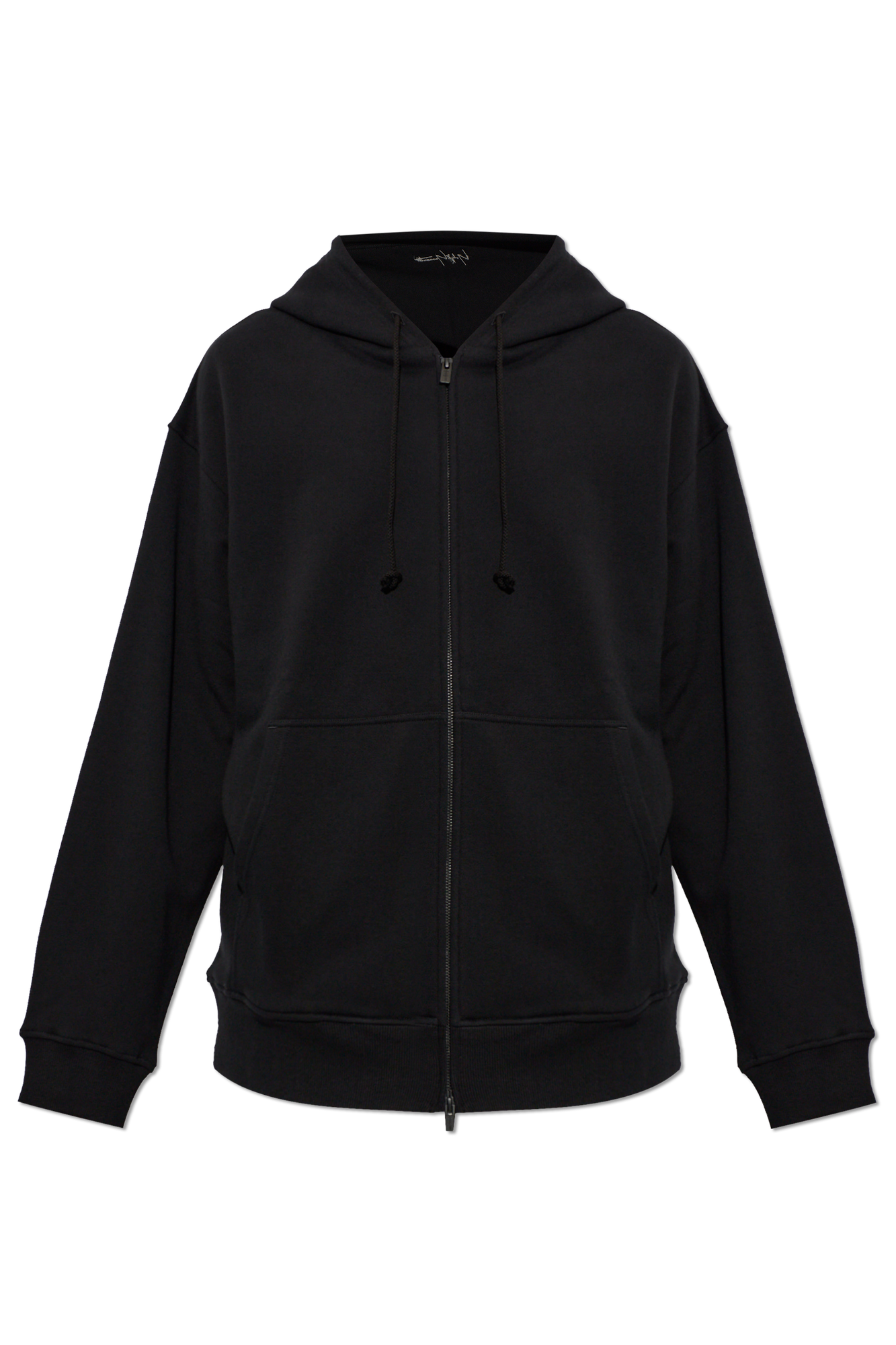 トップス Yohji Yamamoto Black Pullover Hoodie Black Hoodie Yohji Yamamoto - Vitkac Canada